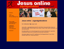 Tablet Screenshot of jesus-online.cvjm-lauf.de